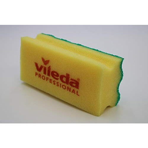 Vileda Vileda Puractive Scourer Pack of 10 Yellow 123113 2