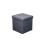 HomeHarmony Folding Storage Ottoman Seat, Stool, Toy Storage Box Linen Look (Light Grey Medium) 1