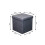 HomeHarmony Folding Storage Ottoman Seat, Stool, Toy Storage Box Linen Look (Light Grey Medium) 4