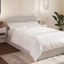 GFW Chiswick Ottoman Bed, Grey King Size Storage Bed with Side Lift Ottoman Base, Hydraulic Lift System and Modern Headboard