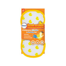Scrub-a-Duck Anti-Bacterial Cleaning Pad | Multipurpose Microfibre & Scrubbing Pad Sponge | Dual Sided For Home, Kitchen, Bathroom | Reusable | Non