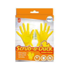 Scrub a Duck Rubber Cleaning Gloves | Washing Up