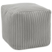 KISAA Living Cozy Jumbo Cord Footstool Bean Bags, Stylish & Durable Jumbo Cord Square Foot Rest Pouffe Beanbags, Durable & Comfortable (Square