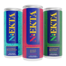 Nekta Variety Pack (6 Pack) - Feel Good Alcohol Free Cocktail, Adaptogenic Drinks - Citrus & Moringa, Mixed Berry, Cacao & Chai Ready to Drink 250ml