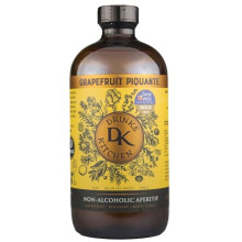 Drinks Kitchen Grapefruit Piquante Non-Alcoholic Aperitif 475ml | Botanical Distillates & Extracts | 19 Drinks | Mix with Sparkling Water or Tonic |