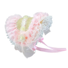 Elegante papieren stro zonnehoed kostuum hoofdband voor-Roze