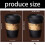 Tabletop Coffee Cup Waste Bin 17cm / 25cm Useful Trash Can-1 1 2