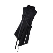 Men's Sterevunk Medieval Renaissances Hooded Jacket-Black M