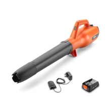 Flymo 18V EasiClear 100 Cordless Garden Blower Kit - With 18V POWER FOR ALL Battery and Charger Included, For Clearing Patios and Gardens of Leaves,