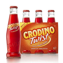 Crodino Twist Frutti Rossi Non-alcoholic Aperitif 17.5cl (Pack of 3)