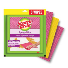 Scotch-Brite Sponge Wipe, Pack of 3 (Color May Vary) (IE840101034)