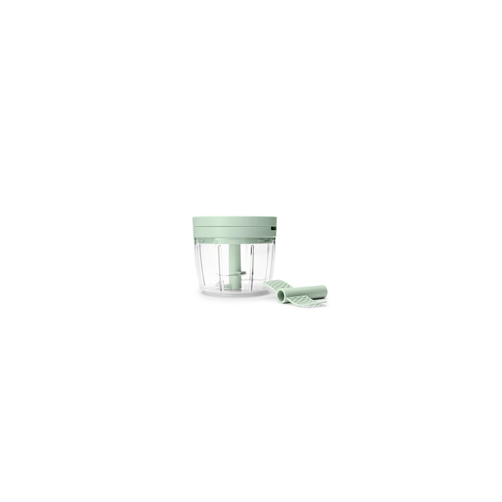 Brabantia Tasty+ Manual Food Chopper - Jade Green, 0.6L Capacity, Stainless Steel Blades - Image 6