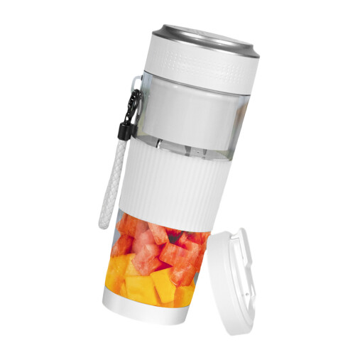 Machine à jus Rechargeable avec conception étanche,-Blanc