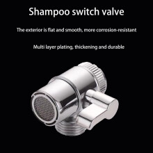 (Alloy single-cut valve adapter) Shower Arm Diverter Valve with Adapter Fittings
