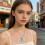Trendy Rabbit Shaped Necklace Glossy Finish Accessory-Purple 8