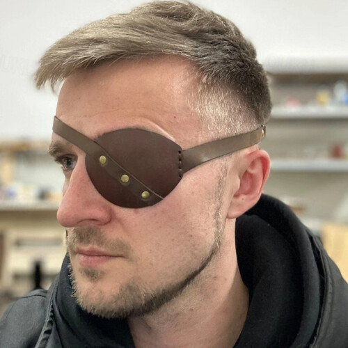 Costume de Pirate Steampunk, patchs pour les yeux de Pirate,-3 2
