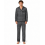 True Face (L, Black) Mens Cotton Blend Check Pyjama Set 1