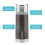 Smash Smash Stainless Steel Flask 300ml, Black 2