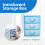translucent Drawer type plastic Storage Box（Blue 3 Layers） 2