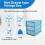 translucent Drawer type plastic Storage Box（Blue 3 Layers） 5