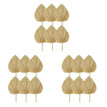 18PCS Dried Leaves Natural Dried Fans,Large Spear for Boho Wedding Decor,Tropical Leaves S