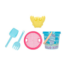 Hello Kitty strandleksett, 18 cm bøtte, 5 deler