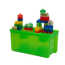 Jelly Blox byggeklosser med oppbevaringsetui, 30 deler