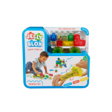 Jelly Blox lastebilsett, 35 myke sensoriske brikker