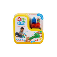 Jelly Blox byggeklosser, myke og tøyelige, 11 deler