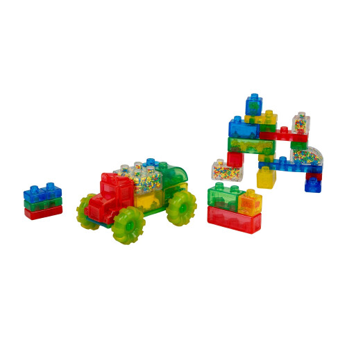 Jelly Blox lastebilsett, 35 myke sensoriske brikker 1