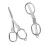 Folding Stainless Steel Fabric Shears Ergonomic Handle-Silver 1