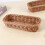 2pc Rattan Plastic Basket Cutlery Basket Rectangular Storage Box Cutlery Fork Chopsticks Bread Cake Fruit Storage 2