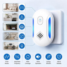 Ultrasonic Repellent,4pac Indoor Ultrasonic Ant Repellent for Roach, Rodent, Mouse, Bugs, Ant, Mice, Spider US Plug