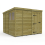 9 x 9 Pent Shed Tanalised (Single Door, With Windows) 2