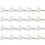 20Pcs Ceramic Door Round Handles Kitchen Cabinet Cupboard Wardrobe Pull Knobs White S 2