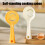 Standing Rice Spoon With Ergonomic Handle And-White 9