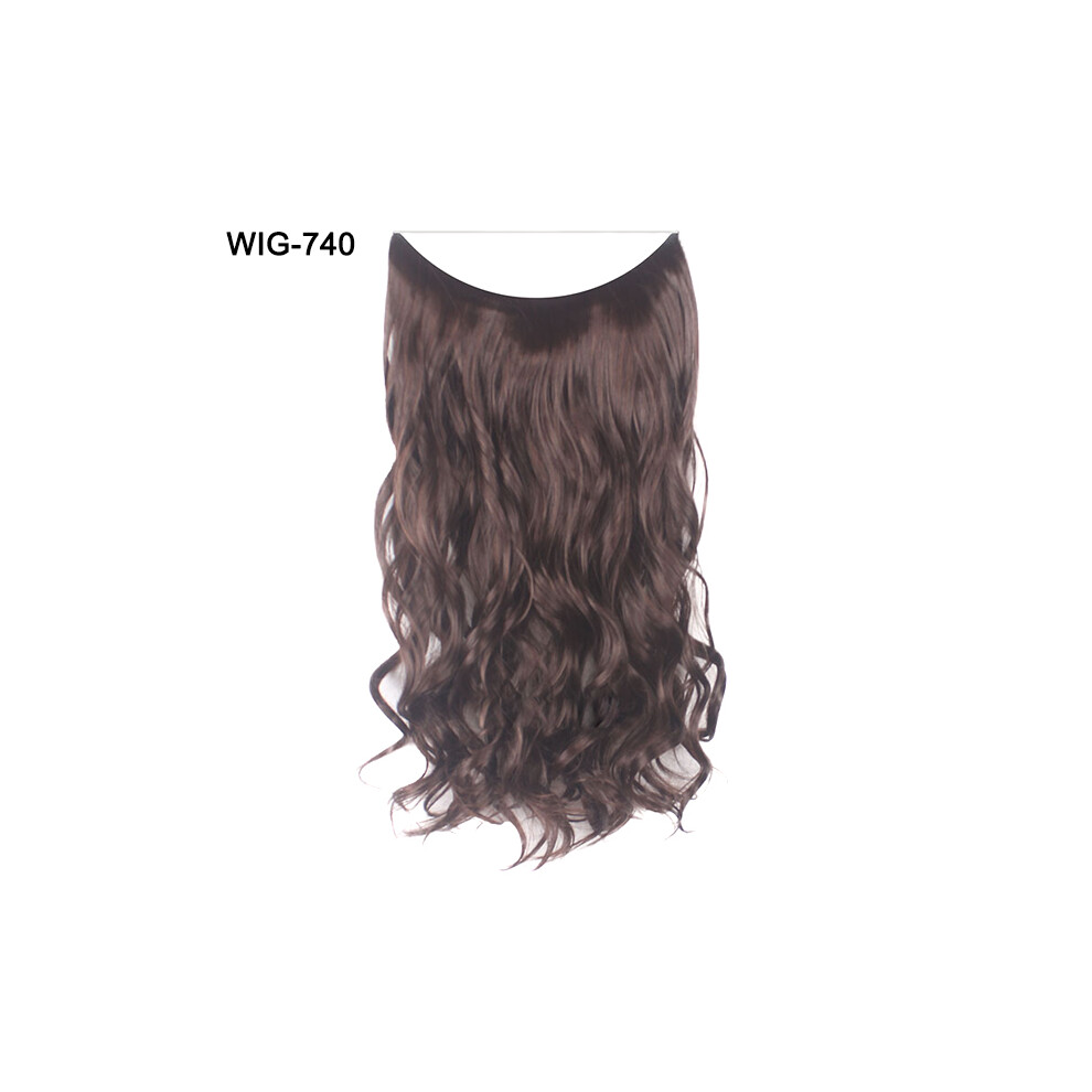 Dcph-Clothing (Wig-740) 50Cm Clip-In Hair Extensions For Women