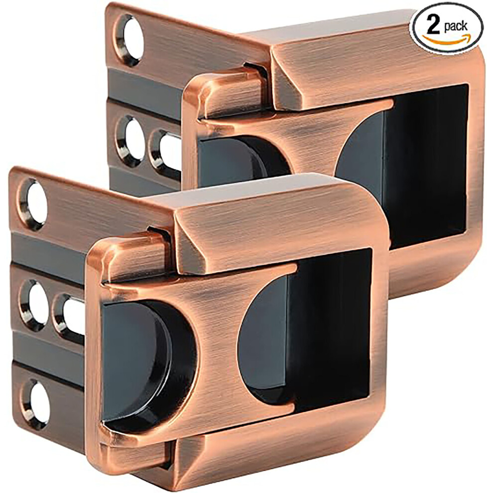 (Bronze) Home Door Lock Security Latch Resistance To Force With User-Friendly Design Suitable For Inward Swinging Door 6461731252368