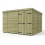10 x 9 Pent Shed Tanalised (Double Door, No Windows) 2