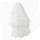 Voile de mariage orné de perles blanches romantiques, 1