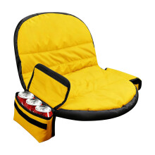Housse de siège de tondeuse à gazon en tissu Nylon épais,-Jaune