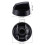 (Black) 4PCS Gas Knob Covers - Easy Install Kitchen Replacement 4