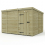 10 x 9 Pent Shed Tanalised (Single Door, No Windows) 2