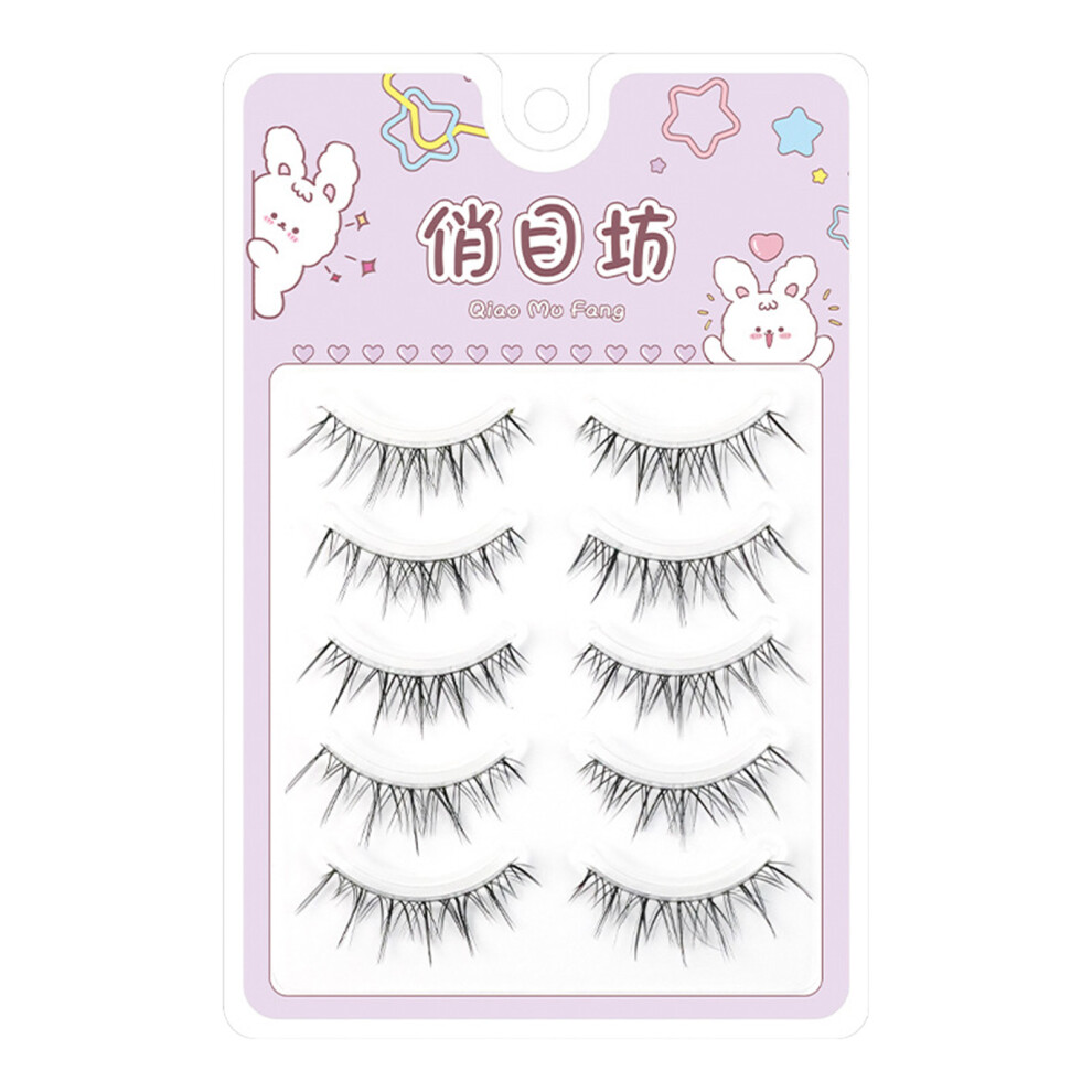 Creation-3C Natural Black Fiber Lashes For Daily & Dramatic Makeup