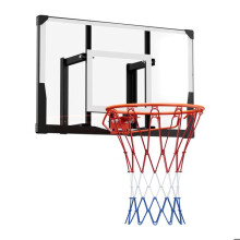 Cesta de Basquete de Parede com Painel de 110 cm - Duoku - Sistema de Aro Robusto - Rede de Nylon e Painel de PC de 2 mm de espessura