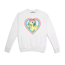 (M, White) My Little Pony Womens/Ladies Rainbow Sweatshirt