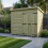 11 x 8 Pent Shed Tanalised (Double Door, No Windows) 1