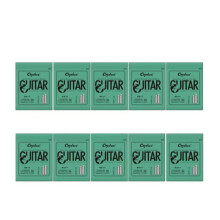 Orphee Conjunto de 10 Cordas para Guitarra Elétrica, Série RX, Hexagonais, em Aço Carbono, 6 Cordas, para Iniciantes (RX17)