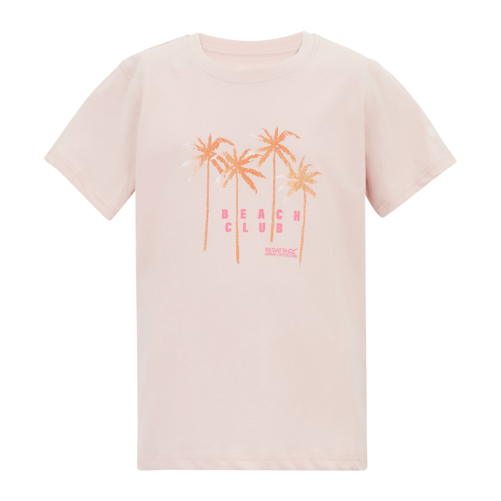 Regatta (13 Years, Pink Haze) Childrens/Kids Bosley Beach Club T-Shirt