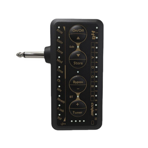 H8 Guitar  Tuner Multi-Effects Delay Amplifier Reverb Chorus Overdrive Bärbar Elgitarrförstärkare